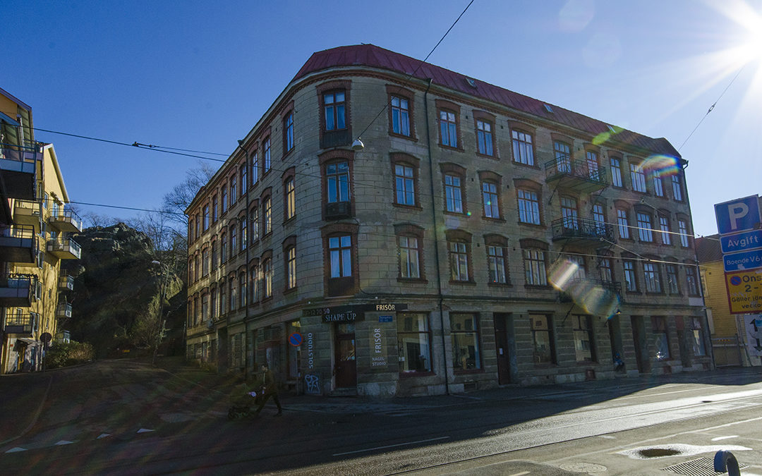 Fasad Bangatan 10, Majorna, Göteborg