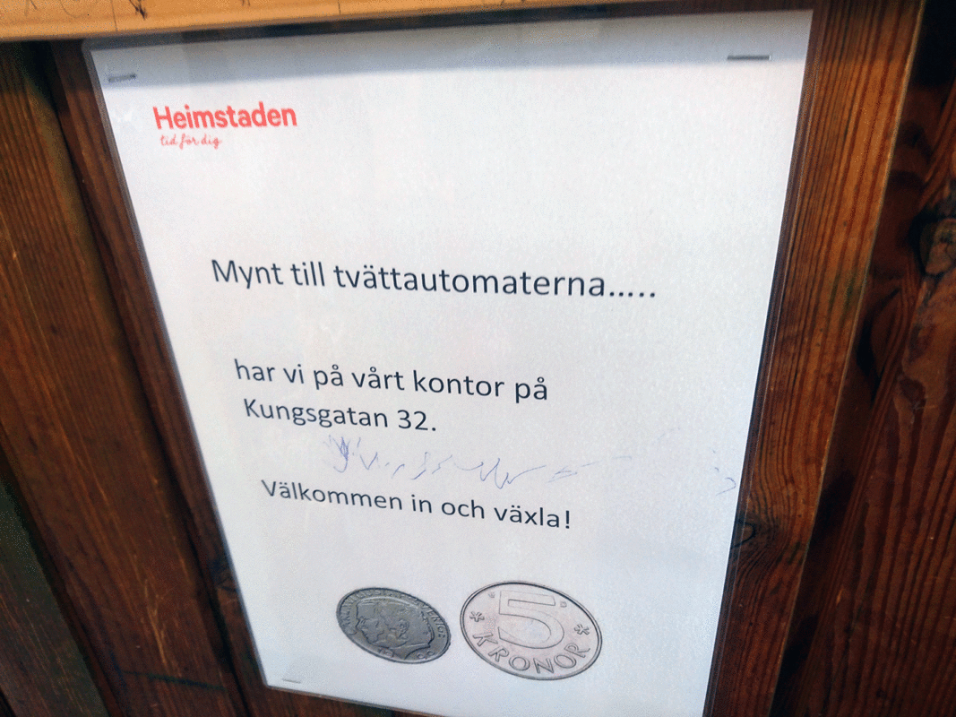 växla in mynt kalmar