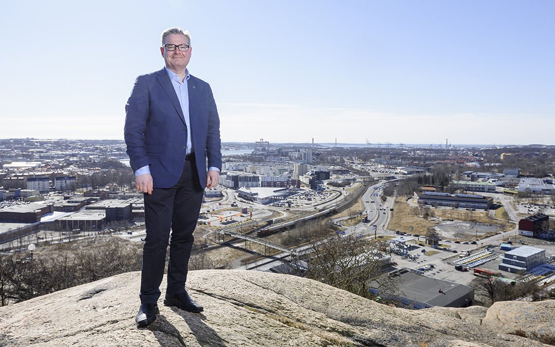 Jonas Ransgård, kommunalråd för Moderaterna i Göteborg.