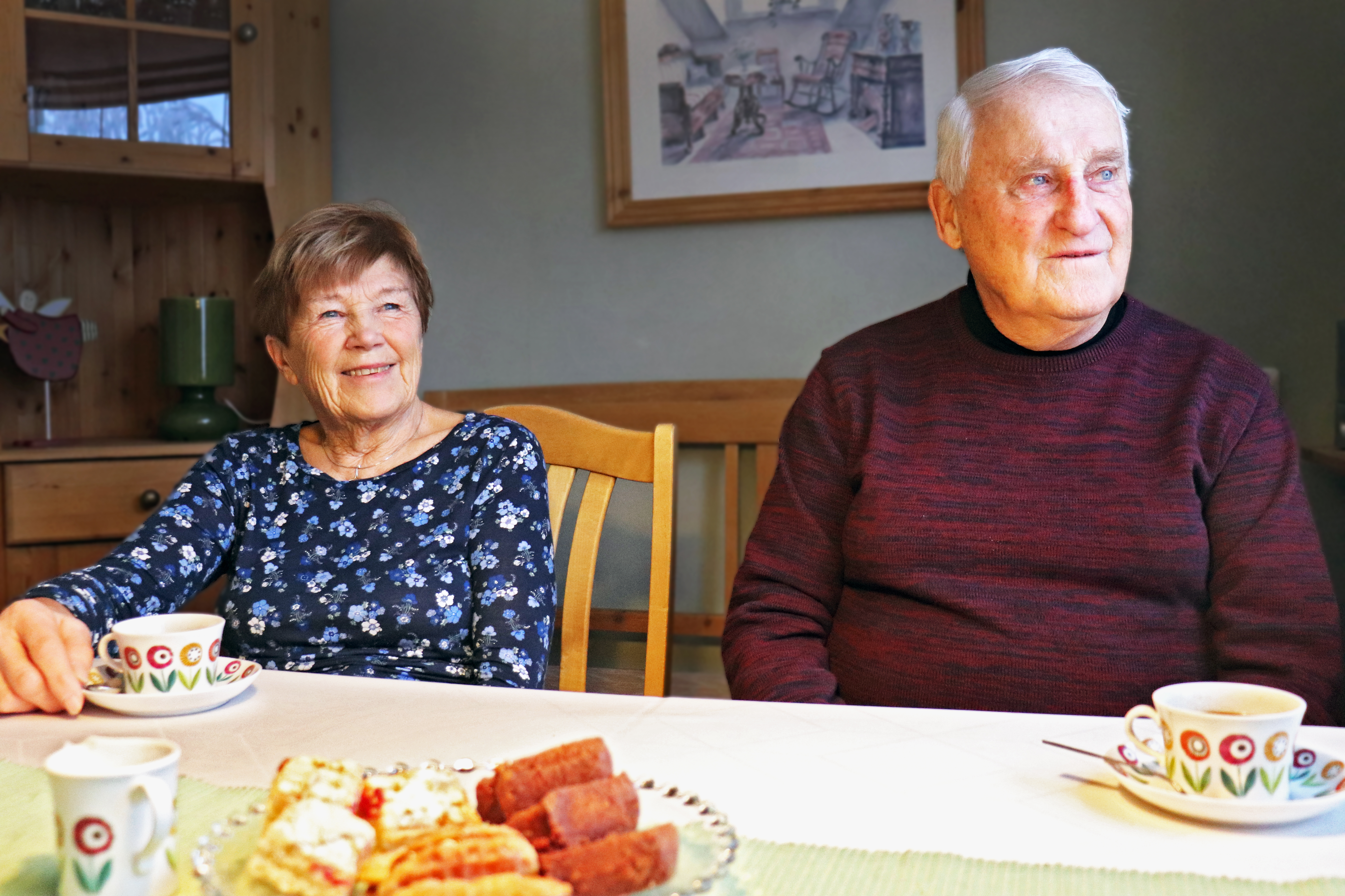 Porträtt på Thage och Berith Johansson i Malmberget.