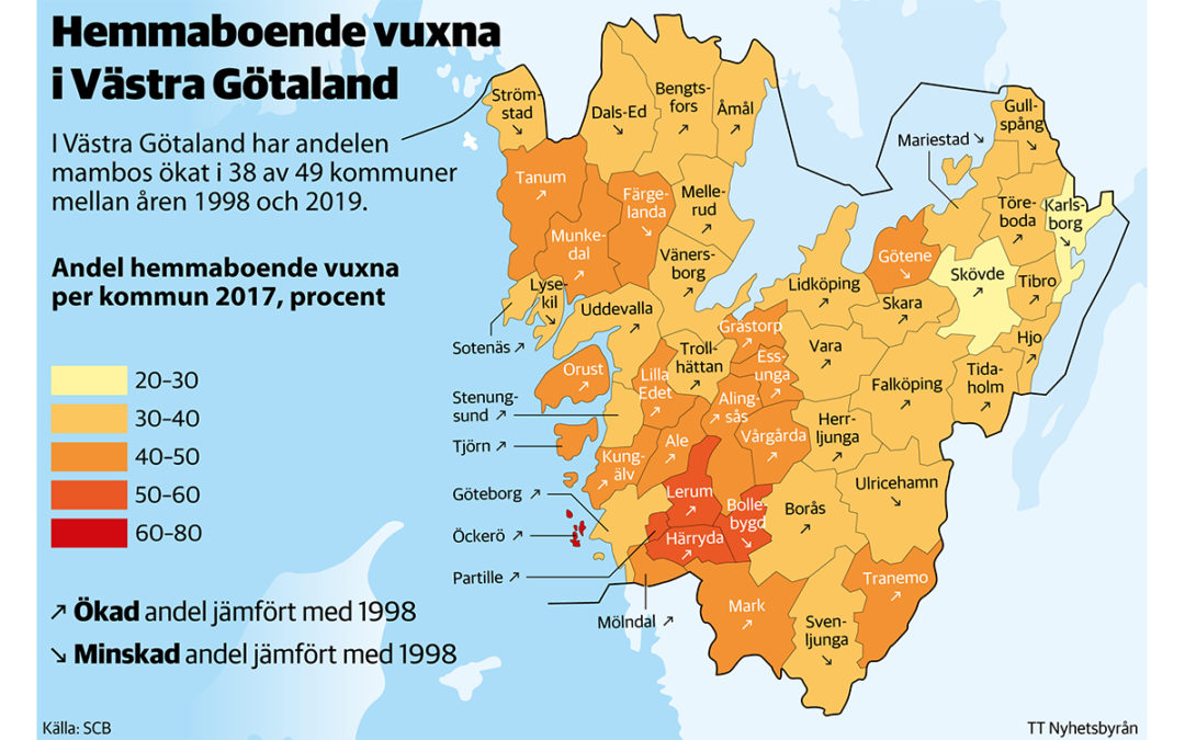 Västra Götaland Kommuner Karta | Daeminteractive