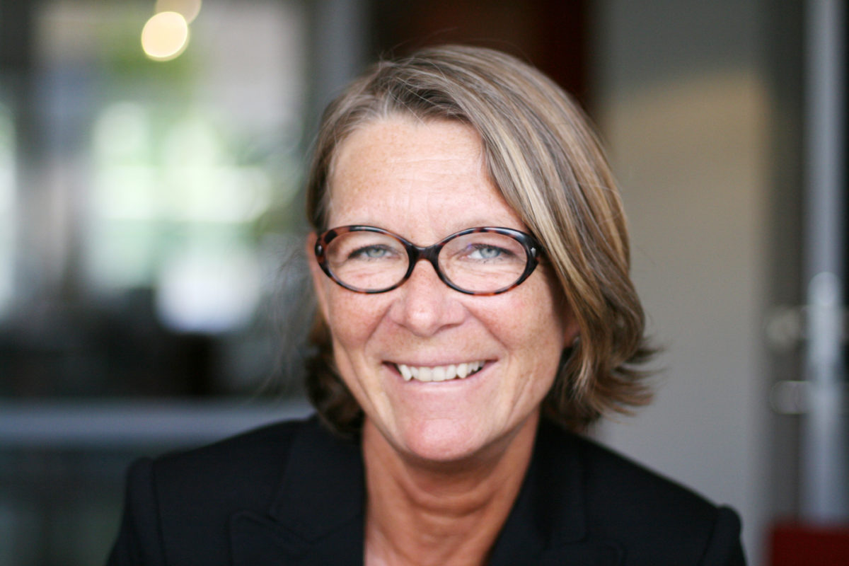 Katrin Amgarth, kommunikationschef på Familjebostäder i Göteborg