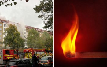 Ett hyreshus i Annedal, Göteborg fick evakueras efter en explosion.