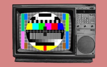 Ingen bild på tv:n, gammeldags testbild, marknätet uppdateras, tv