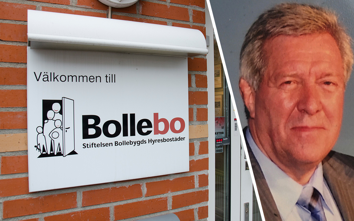 Sverre Fredriksson (M) är styrelseordförande för Bollebo.