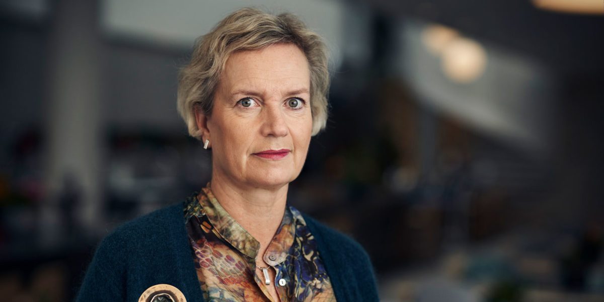 Margaretha Söderström, kommunikationschef på MKB i Malmö. De vill inte sänka temperaturen inomhus. Än så länge i alla fall. 