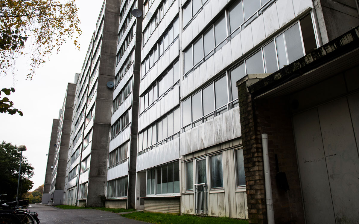 Huset Kinesiska muren på Rosengård i Malmö.