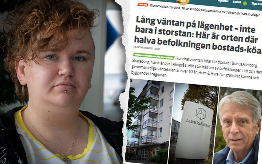 Moa Helleberg, 25, har Aspergergs syndrom. Om tre månader står hon utan bostad i Alingsås.