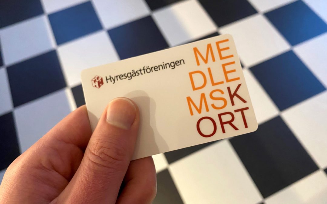 Hyresgästföreningens medlemskort