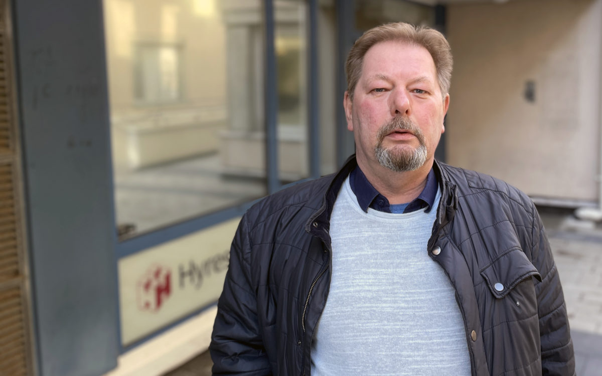 Tomas Svensson är ordförande i Hyresgästföreningen i Halmstad och Laholm.