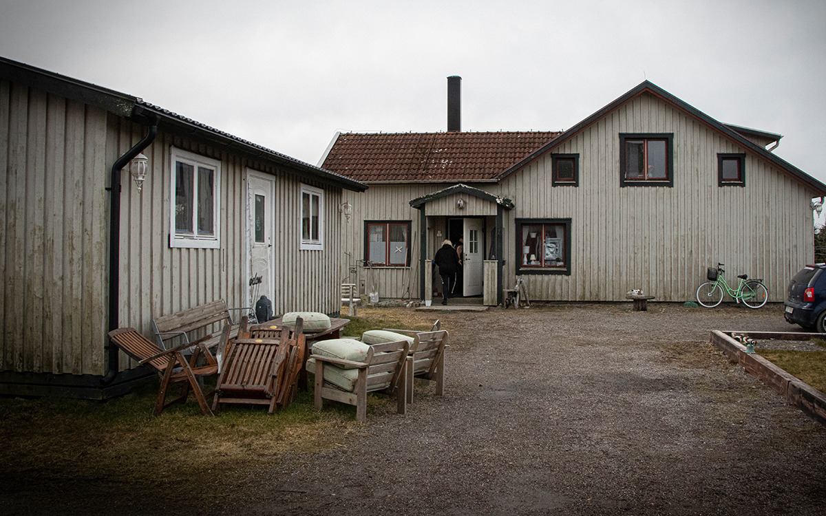 Huset utanför Grästorp. 