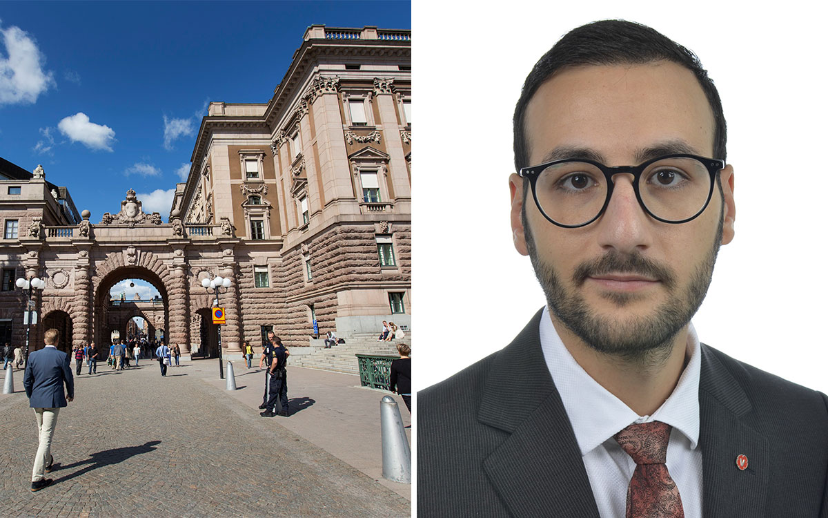 Tony Haddou, riksdagsledamot från Göteborg och tills nyligen Vänsterpartiets representant i skatteutskottet.