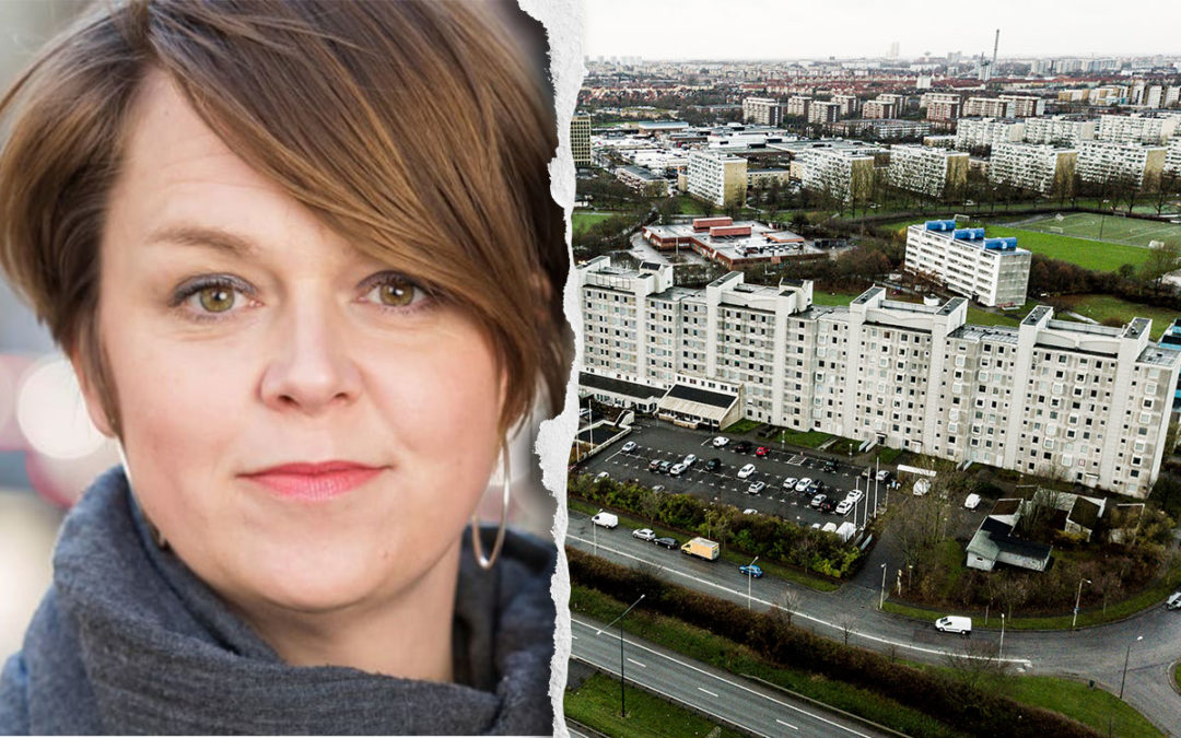 Katrin Stjernfeldt Jammeh (S), kommunstyrelsens ordförande, vill inte överge hyresgästerna i Kineiska muren på Rosengård i Malmö.