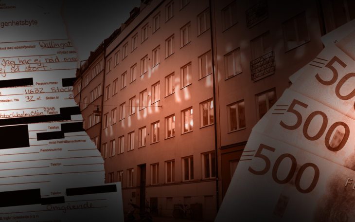 Bild på Åsögatan 190 och pengar