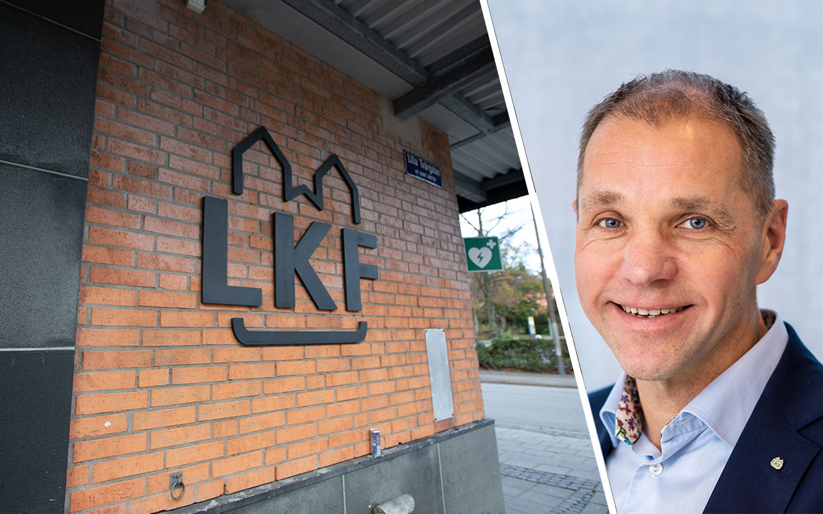 Fredrik Millertson, vd på LKF, det kommunala bostadsbolaget i Lund. 