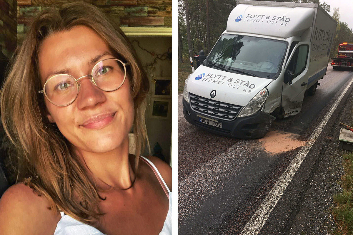 Gravida Fredrika nära bli påkörd - få åker dit för olagliga flyttlass ...