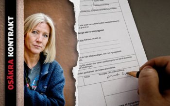 Josefin bodde på flera olika korttidskontrakt