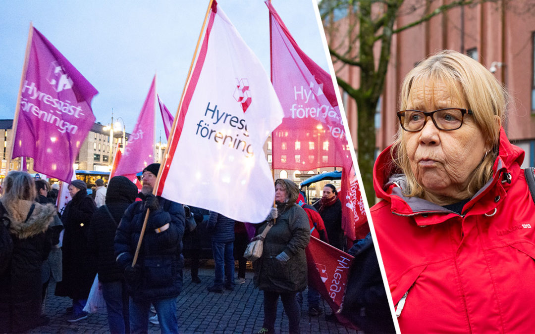 Hyresgästföreningen har i flera år protesterat högljutt mot planerna på att ombilda tusentals kommunala hyresrätter till bostadsrätter. Tarja Jokinen i Hjällbo är en av de hyresgäster vars hus varit till salu.