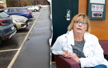 Diana Petersson och hennes grannar på Barometergatan i Länsmansgården tillåts inte säga upp sina parkeringsplatser om de inte flyttar från huset.