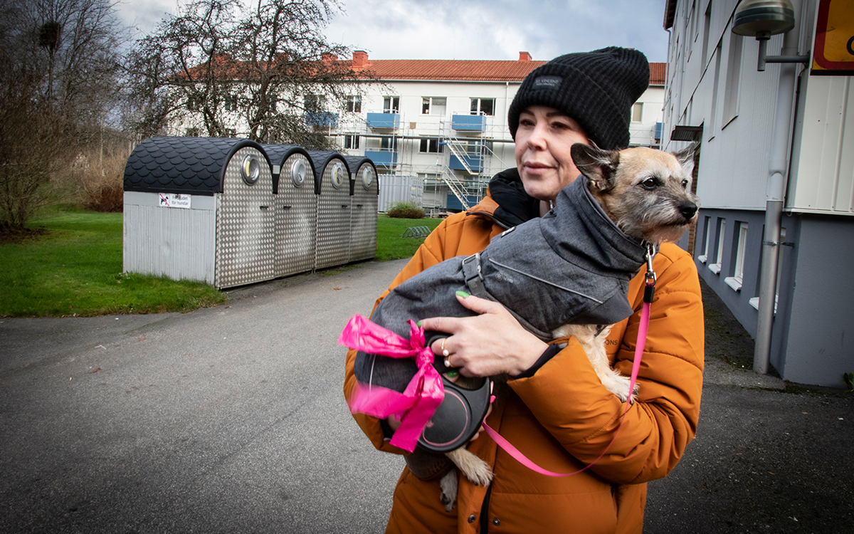 Petra Kaxe bor i Borås mest populära område, Byttorp, men vill flytta därifrån.