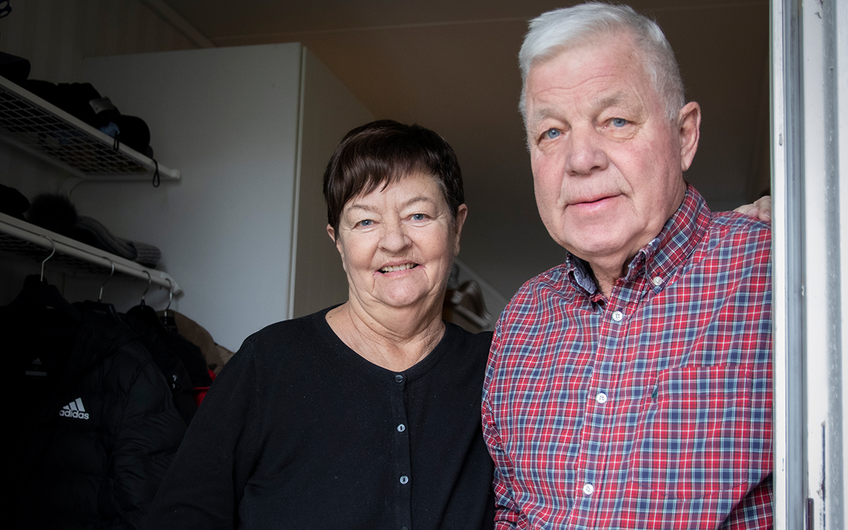 Birgitta och Lasse Karlsson har hyrt av Bengtsforshus i tio år och är väldigt nöjda. 