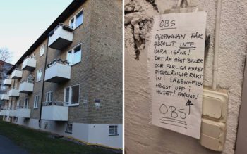 Dieselläcka i hyreshus i Bromma