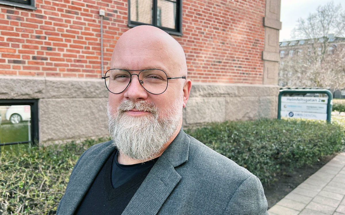 Christian Lundberg, förhandlare på Hyresgästföreningen.