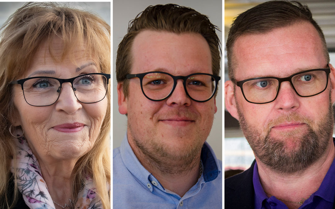 Agnetha Andersson, Philip Nordqvist och Fredrik Marcusson är alla nominerade till posten som regionordförande.