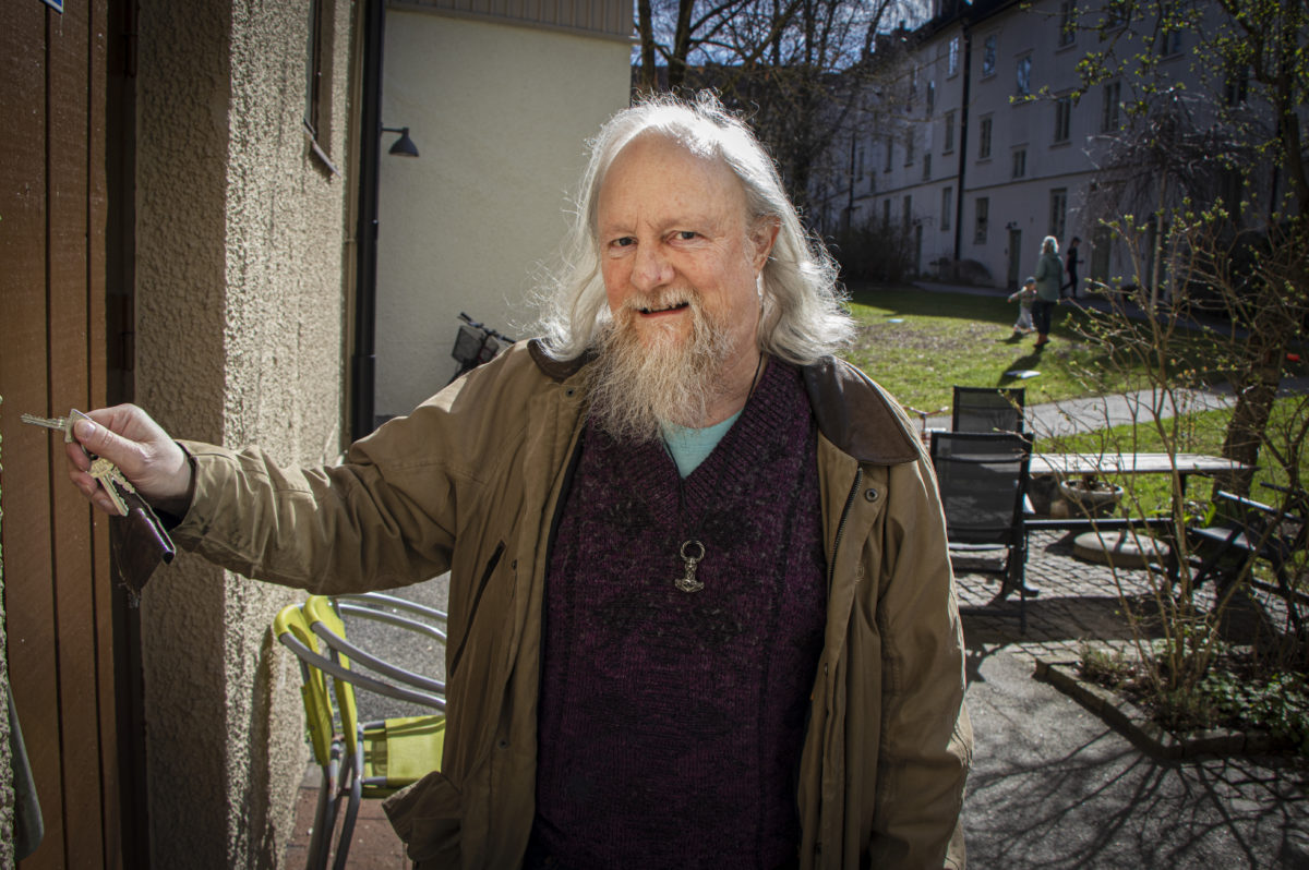 Bengt Arvidsson är 66 år och titulerar sig yrkesstudent. "Jag har väl egentligen studerat i hela mitt liv. Och jag har inga planer på att sluta", säger han. 