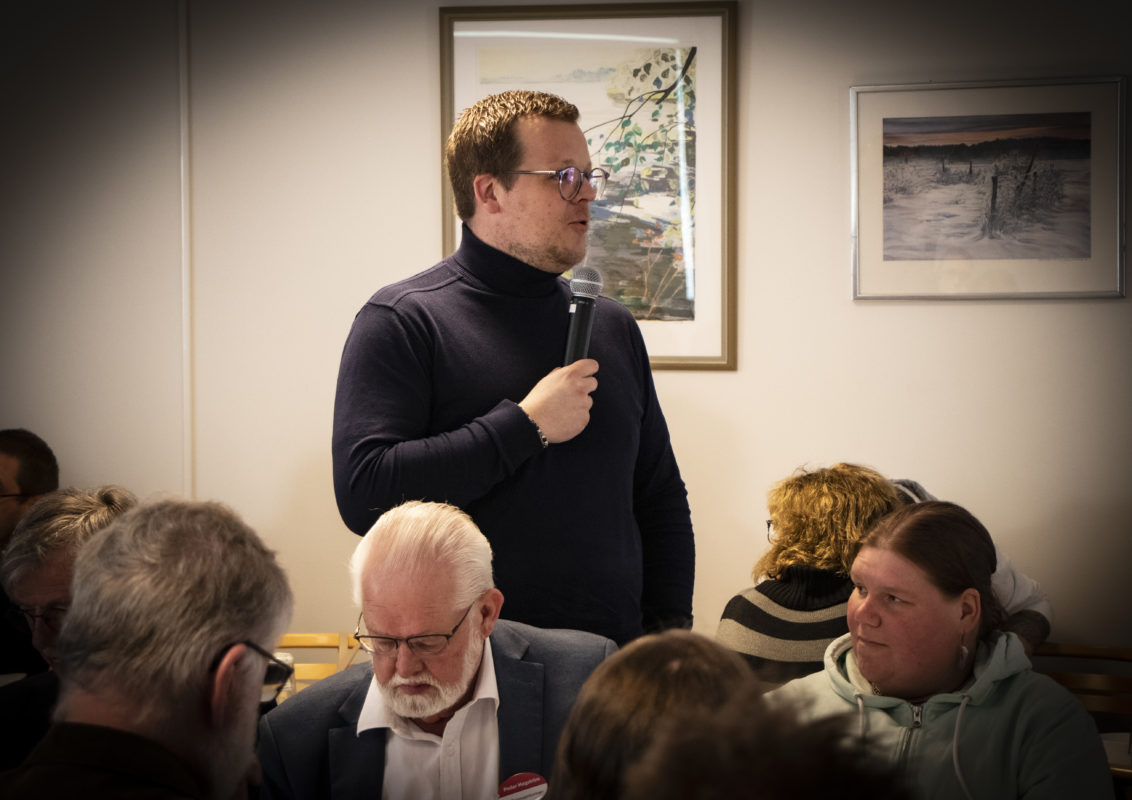 Philip Nordqvist från Lysekil var beredd att axla rollen som ny regionordförande men förlorade i omröstningen. 
