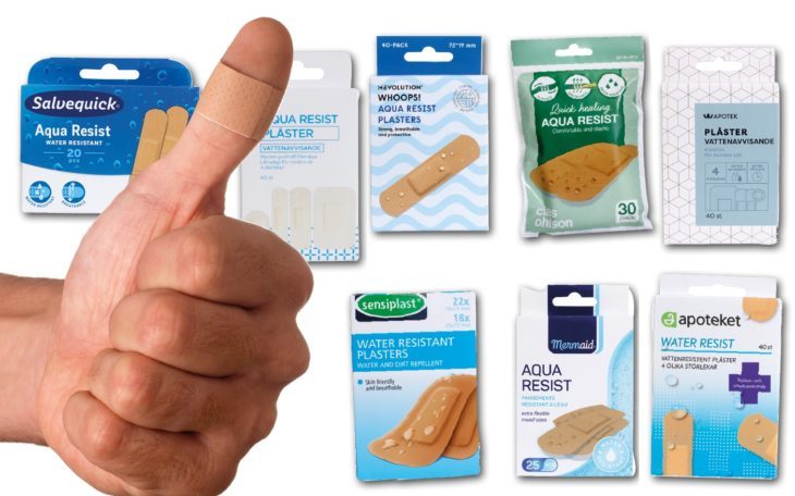 Bästa plåstret för att stoppa blodet – stort test: 