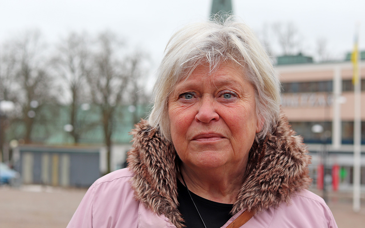 Hyresgästen Ingela Karlsson.