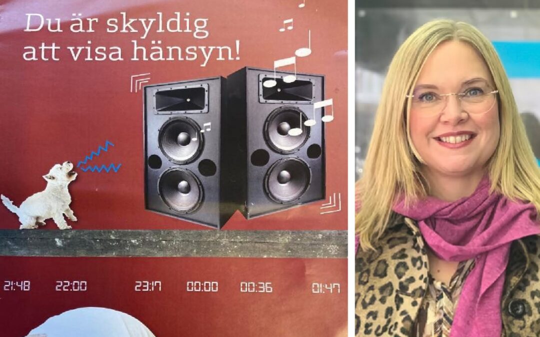 En anklagande broschyr om hyresgäster som för oväsen delades ut. Ida Strutt, kommunikationschef på Svenska bostäder, förklarar vad som hände.