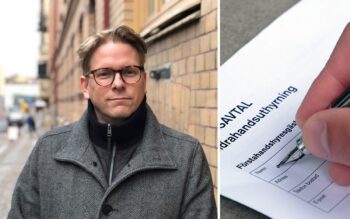 Bildmontage. Förbundsjurist Roger Höög hos Hyresgästföreningen berättar om bulvankontrakt.