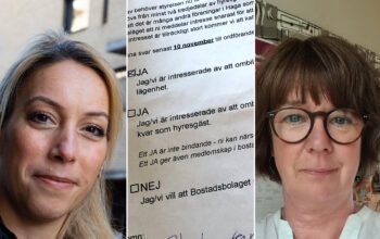 Alina Kato är besviken över att hon inte får ombilda hyresrätten hon bor i i Tynnered till en bostadsrätt. Ylva Ljung är däremot mycket nöjd med att ombildningar nu stoppas i Haga, där hon bor.