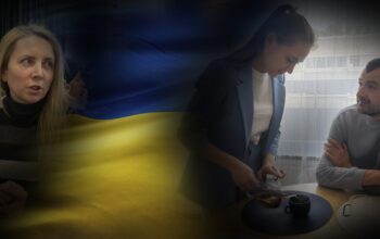 Tania och Yurii flydde kriget i Ukraina