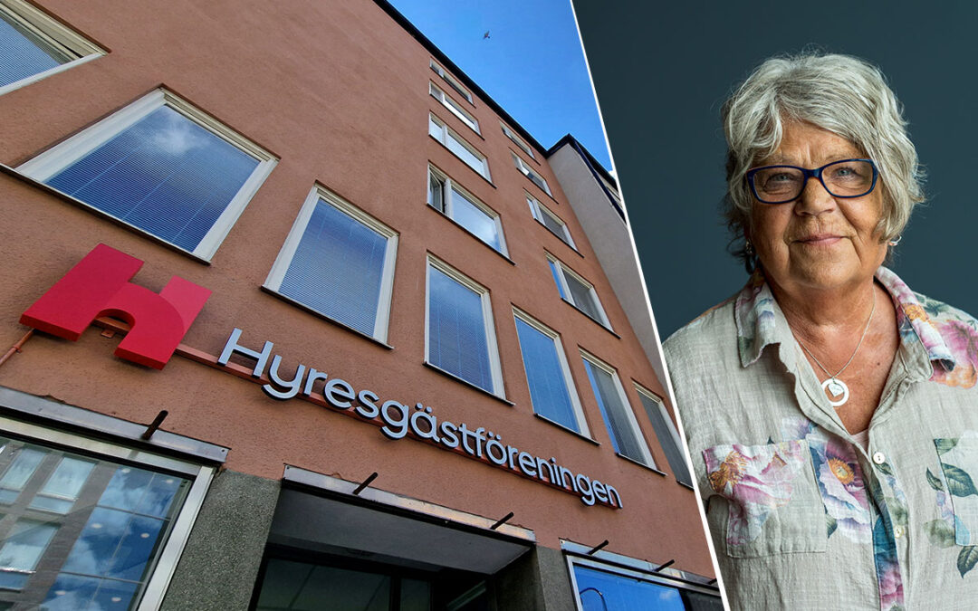 Hyresgästföreningens kontor och Barbro Svensson från Nässjö