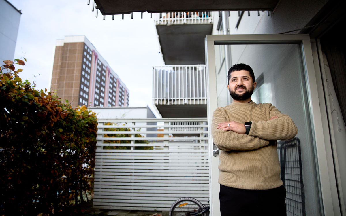 Dilshad Sadiq, hyresgäst hos Trianon på Lindängen i Malmö, betalade sommarens direktavisering. 