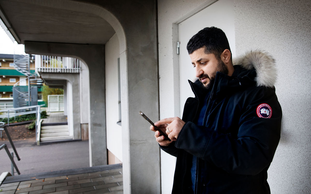 Dilshad Sadiq, hyresgäst hos Trianon i Malmö, som betalade in den direktaviserade hyreshöjningen. 