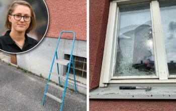 Den 36-årige mannen bröt sig in hos sig själv med hjälp av en hammare. "Det händer ju såklart också att vi kommer ut och allt är förstört", säger Caroline Umpala, chef för serviceavdelningen på låssmedsföretaget Finlarm i Stockholm.