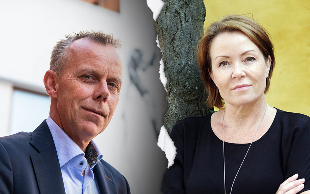 Olof Andersson, vd på Trianon i Malmö och Evalena Agertoft, förhandlingschef på Hyresgästföreningen i norra Skåne. 