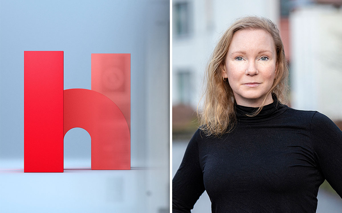 Sofi Bringsoniou, förhandlingschef på Hyrsegästföreningen samt Hyresgästföreningens logga.