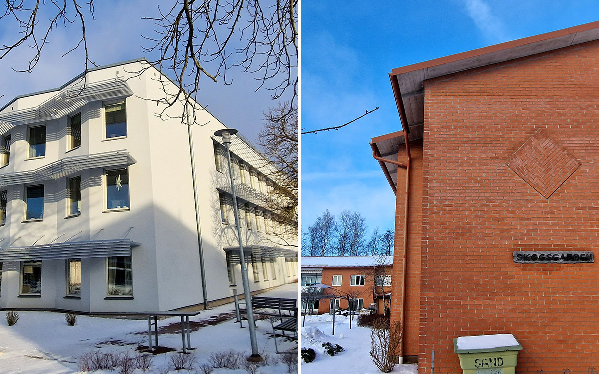 Äldreboendena Nämndemansgatan och Skogsgården i Motala.