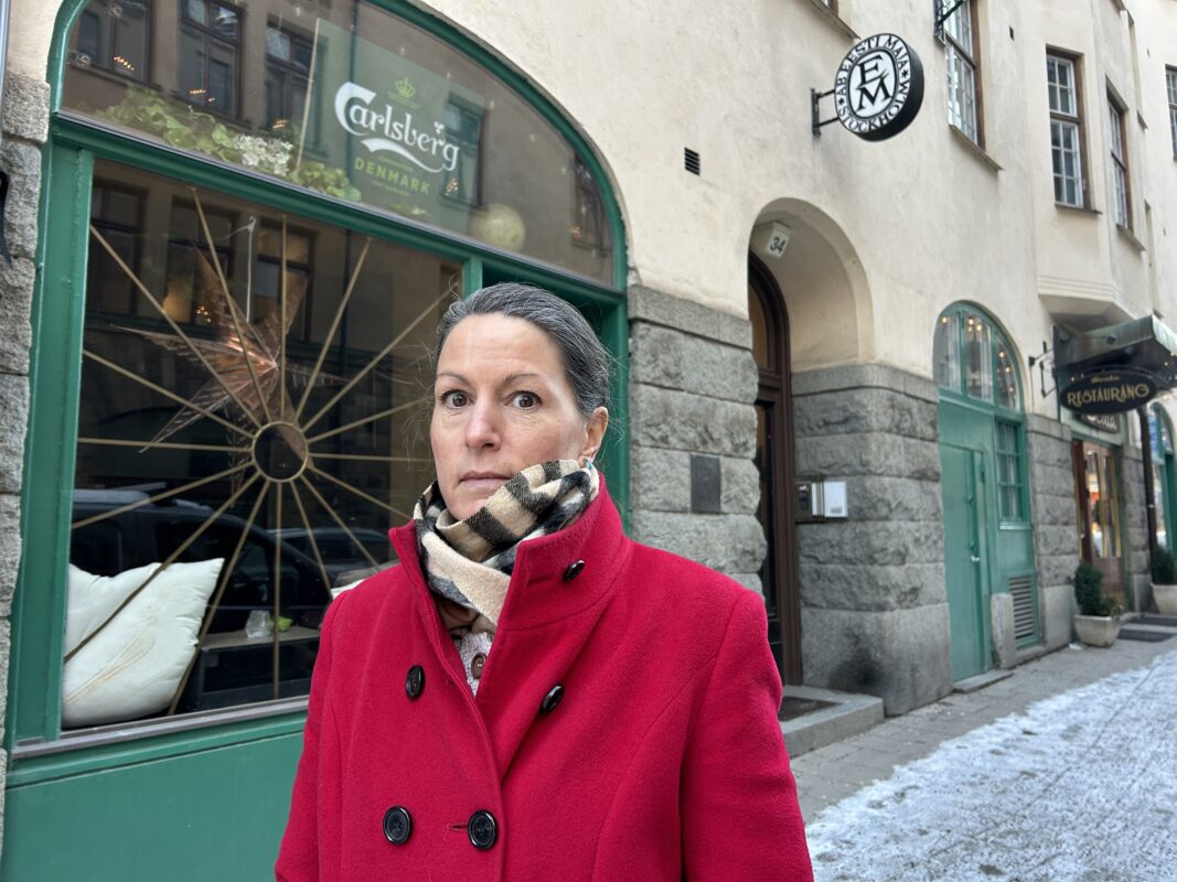 "Estniska huset är ju en fantastiskt bra front att ha för de här bolagen. Dels har du adressen. Dels har du huset ifråga, där man bedriver en lovvärd verksamhet", säger Louise Brown.