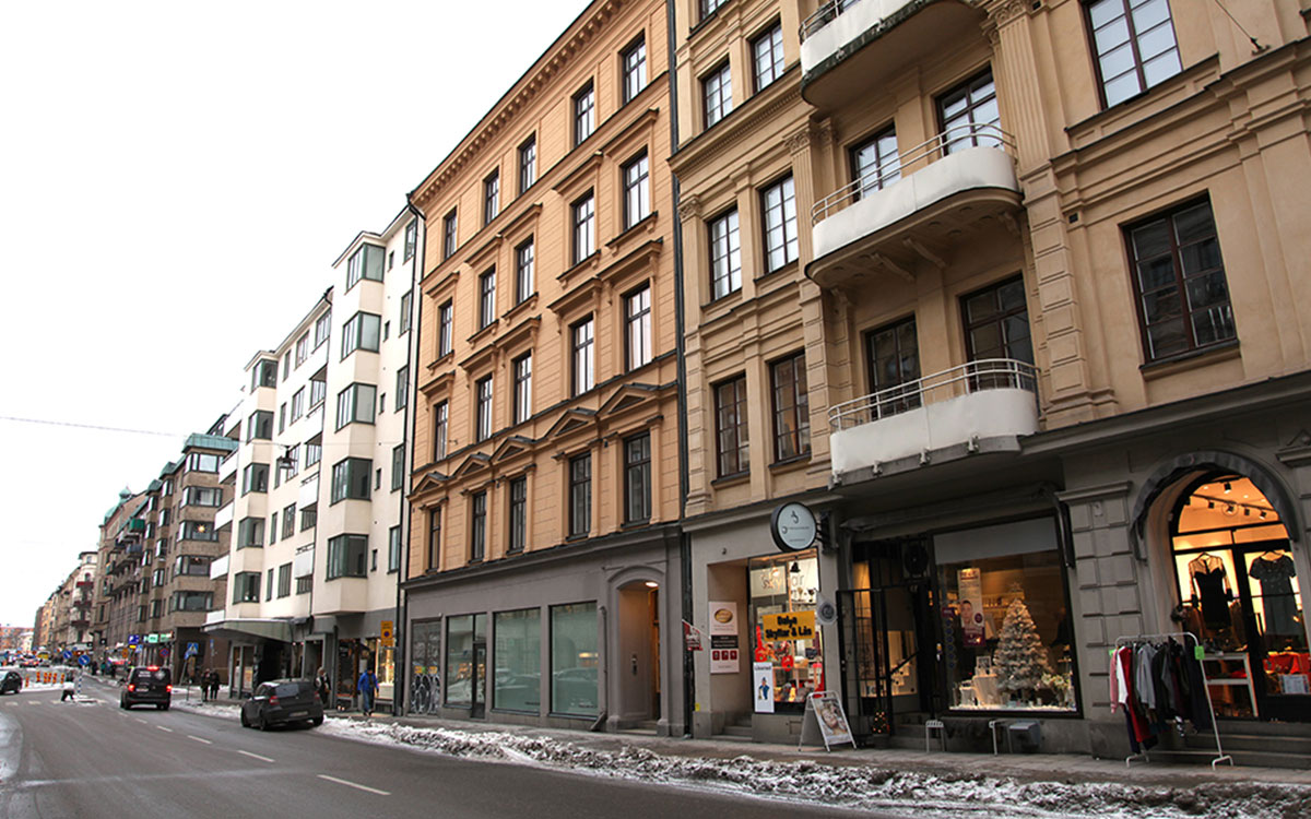 Landiahuset ligger på Östermalm i Stockholm