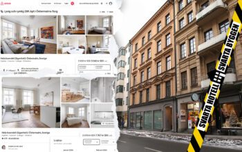 Tre av fyra lägenheter i Landiahuset ligger ute på Airbnb.