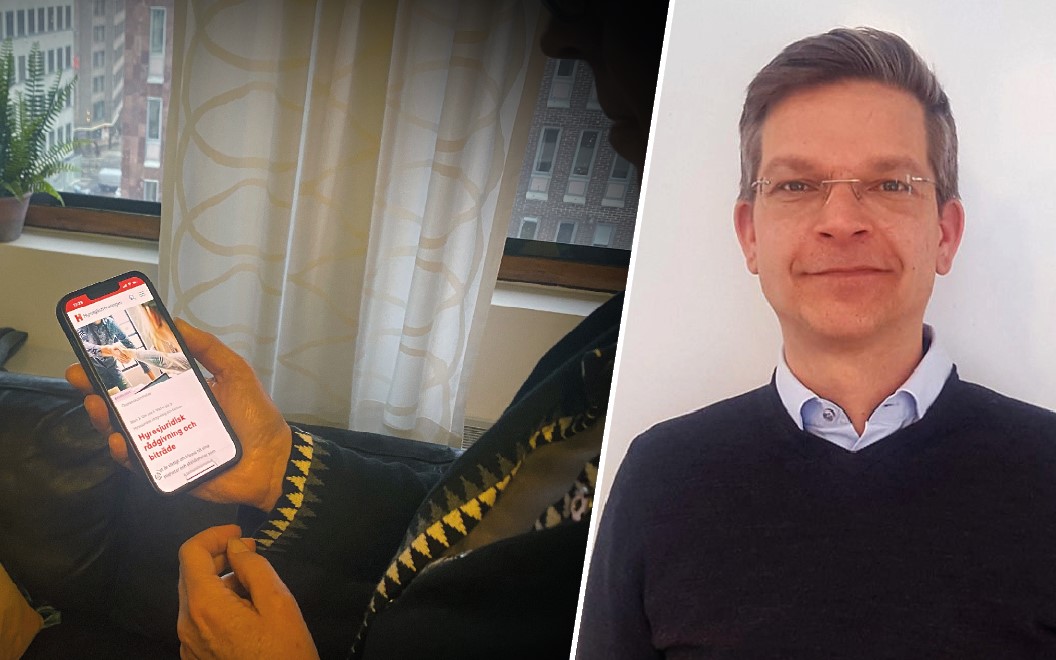 Mika Nuutilainen, enhetschef för Hyresgästföreningens servicecenter, säger att man försöker förbättra digitala funktioner för att hjälpa medlemmarna.