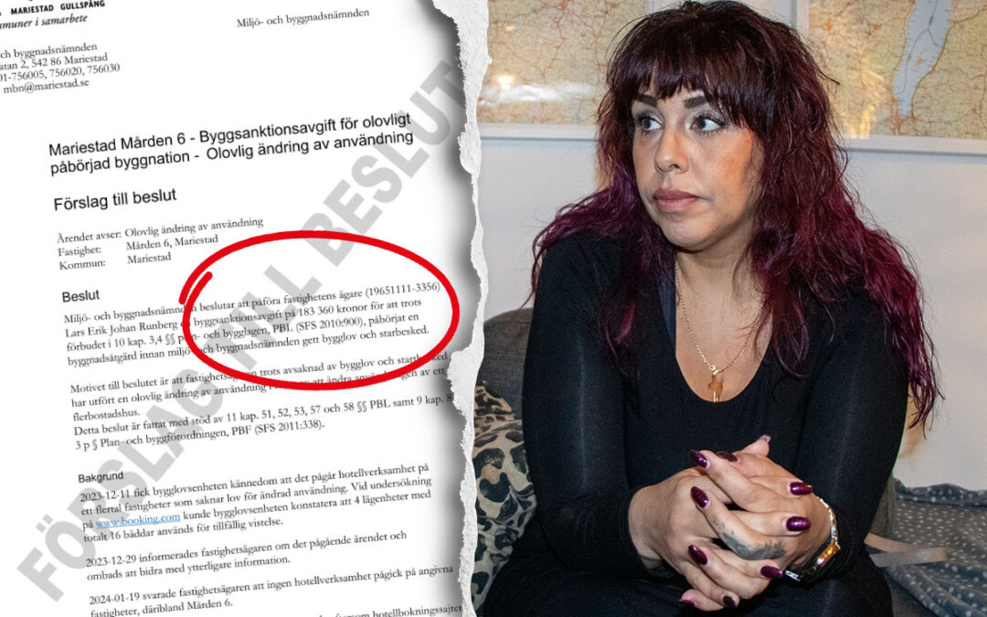 Hyresgästen Fatima Hamdi tycker det är bra att kommunen föreslår en sanktionsavgift för hotellifieringen. "Men frågan är om det verkligen avskräcker Brodderud tillräckligt". säger hon.