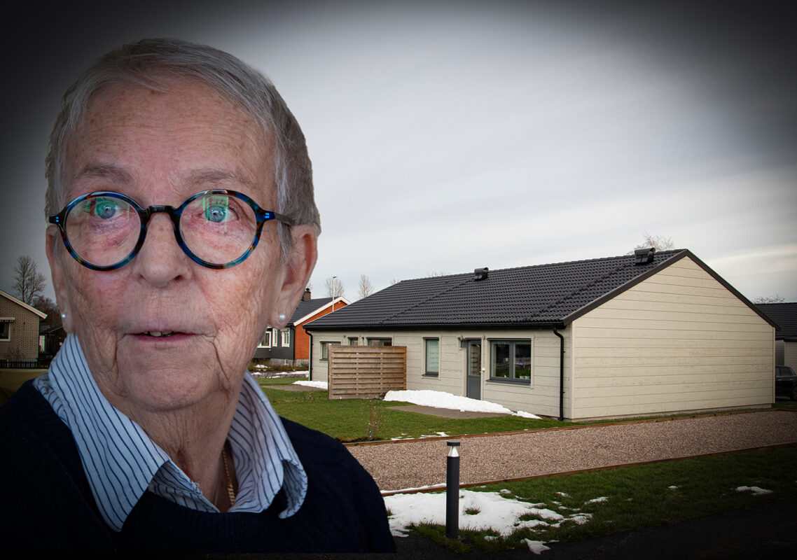 Kerstin Larsson i kvarteret Ugglan i Mellerud.