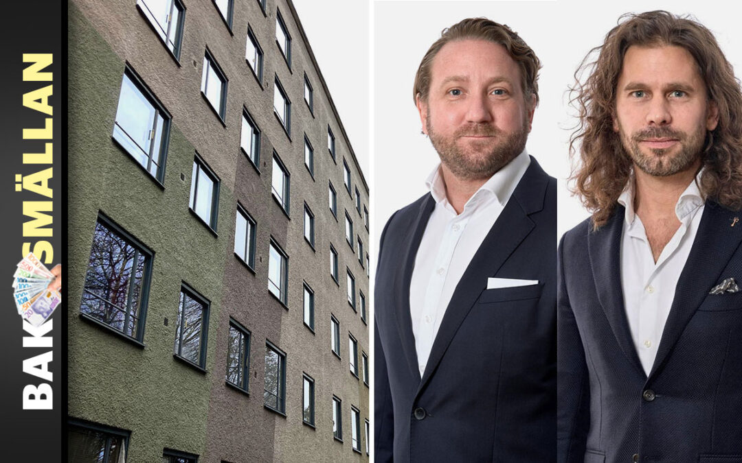 Ombildningsbolaget Restates ägare Patrik Rosén och Jonny Öhlander. Enligt årsredovisningen 2022 betalade bostadsrättsföreningen i Skärholmen nästan 14,6 miljoner kronor för tjänsterna kring ombildningen. Från 2017 till 2023 har Restate AB gjort vinstutdelningar på cirka 55 miljoner kronor enligt Bolagsverket.